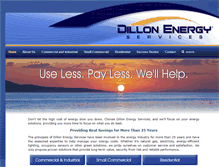 Tablet Screenshot of dillonenergy.com